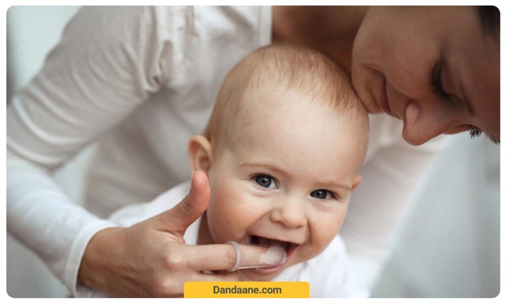 کاهش درد دندان نوزاد