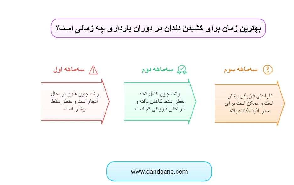 بهترین زمان کشیدن دندان در دوران بارداری 