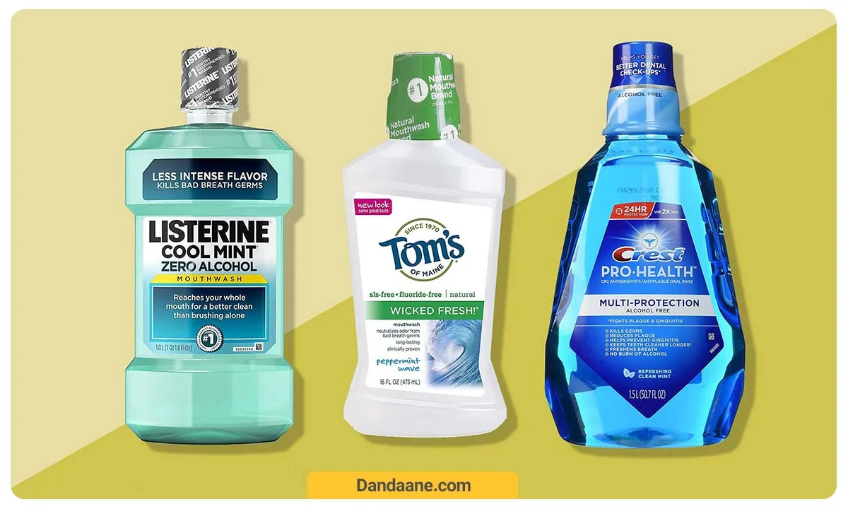 عکسی از دهانشویه های دهانی