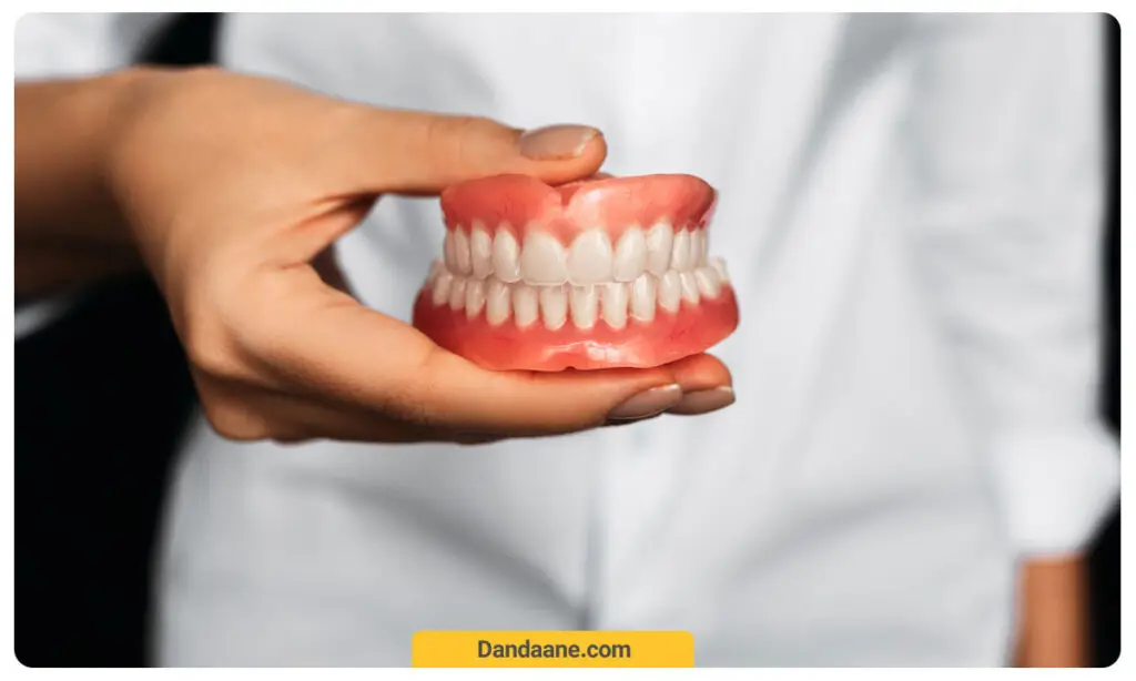 عکس دسته دندان مصنوعی کامل