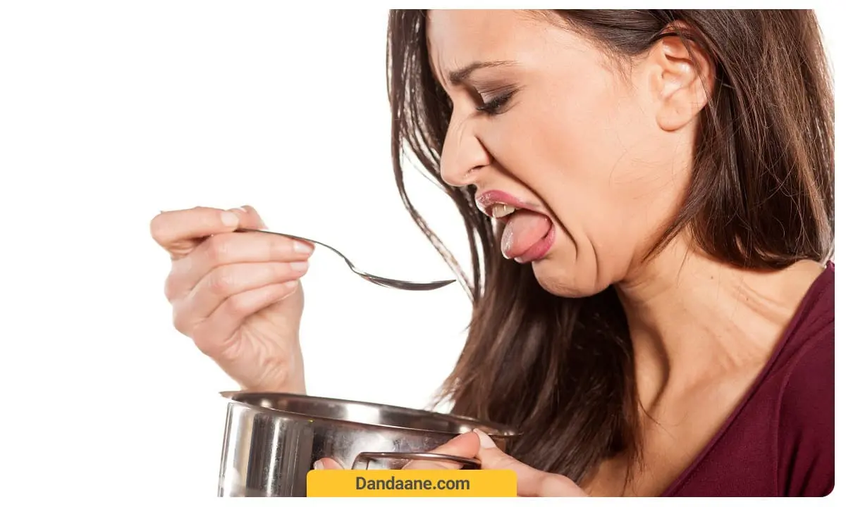 تلخ شدن دهان بعد از خوردن غذا 