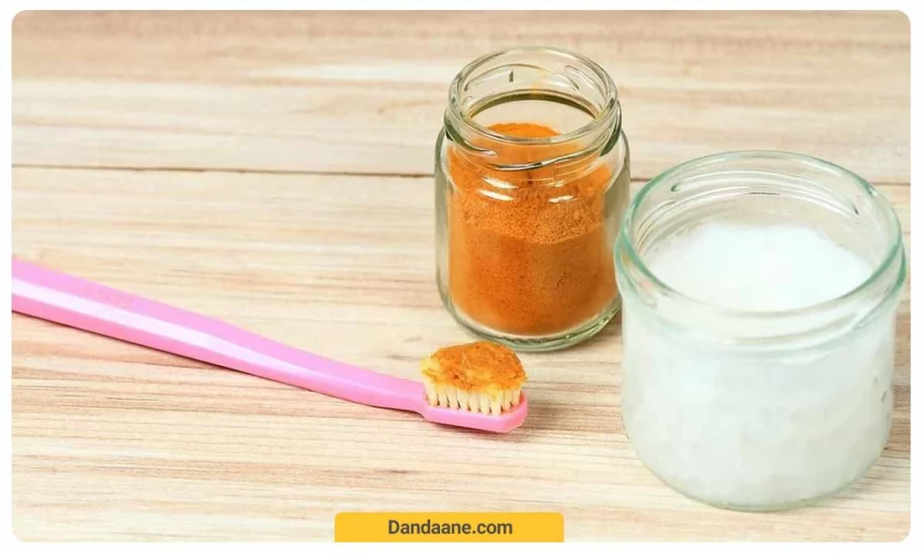 خمیر دندان خانگی با روغن نارگیل و زردچوبه
